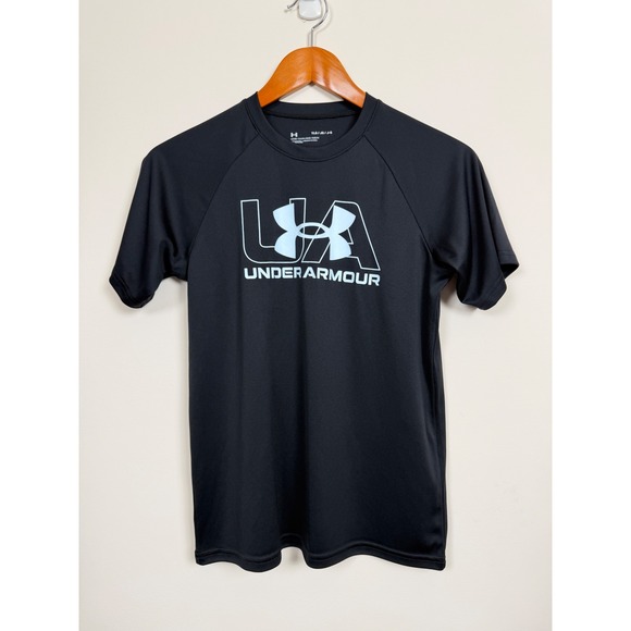 Under Armour Other - Under Armour Boys Youth Large Black Graphic Loose Fit Athletic T-Shirt